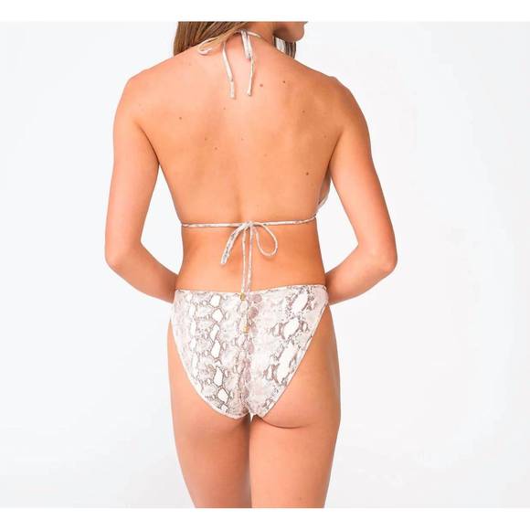 NEW PQ SWIM sarah bikini bottom full in python - Picture 1 of 3